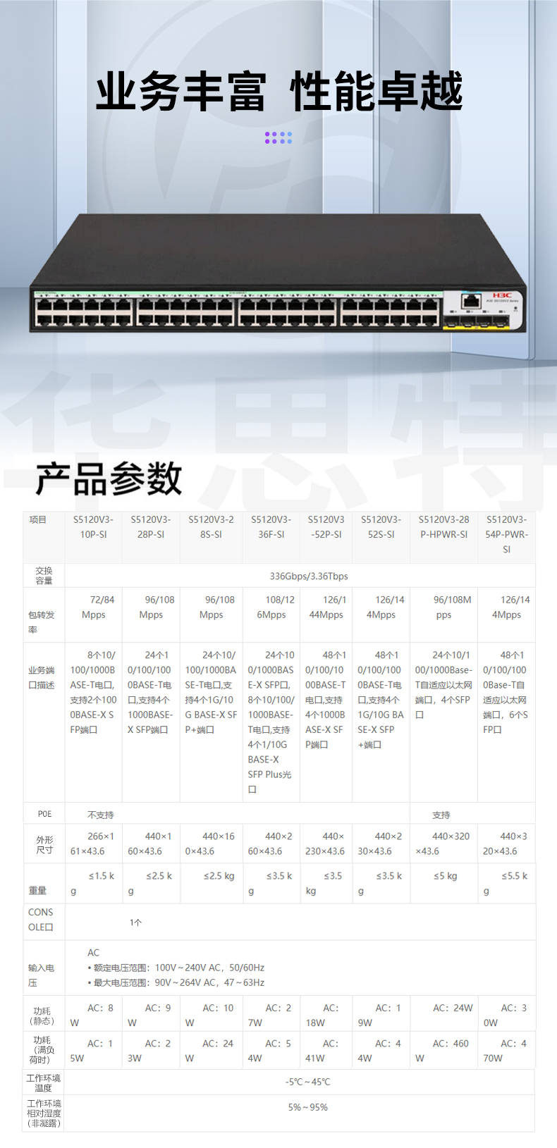 H3C交换机 LS-5120V3-52S-SI