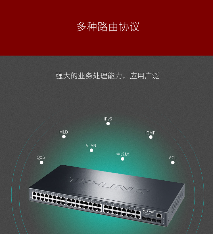 TP-LINK 全千兆三层网管交换机
