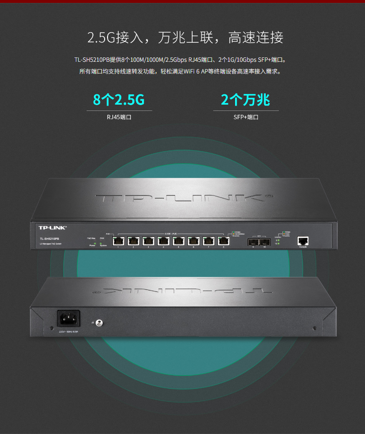 TP-LINK交换机TL-SH5210PB