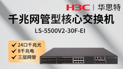 H3C交换机 LS-5500V2-30F-EI