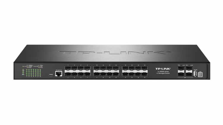 TP-LINK TL-NS660-24F4T 万兆上联三层网管交换机