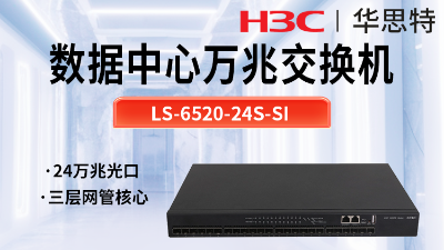 华三 LS-6520-24S-SI 24口万兆网管交换机
