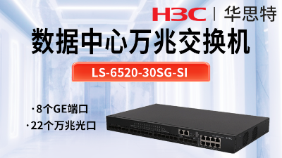 华三 LS-6520-30SG-SI 企业级以太网交换机