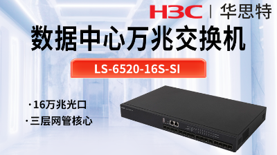 华三 LS-6520-16S-SI 16口万兆三层网管交换机