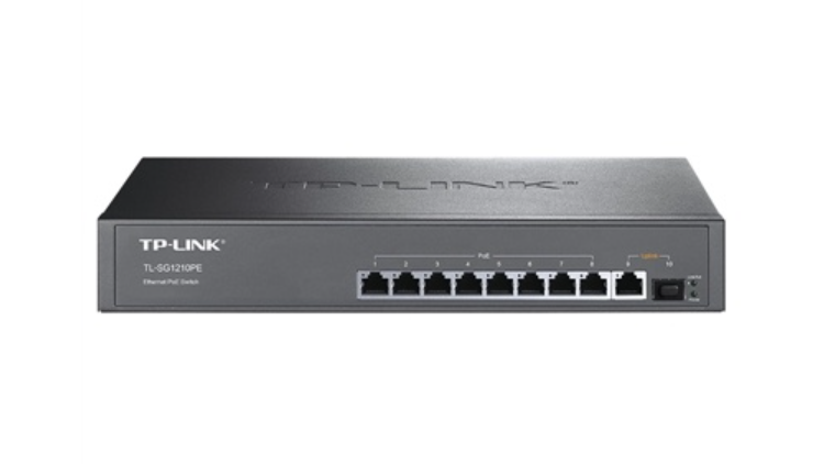 TP-LINK 8口全千兆以太网PoE交换机