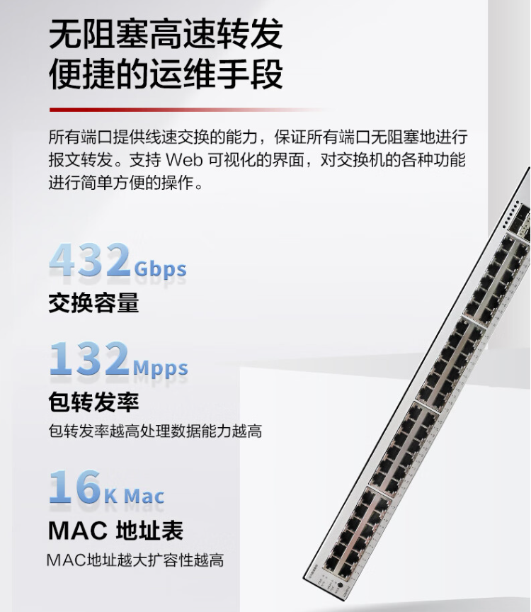 华为 S200-48P4X 企业级交换机
