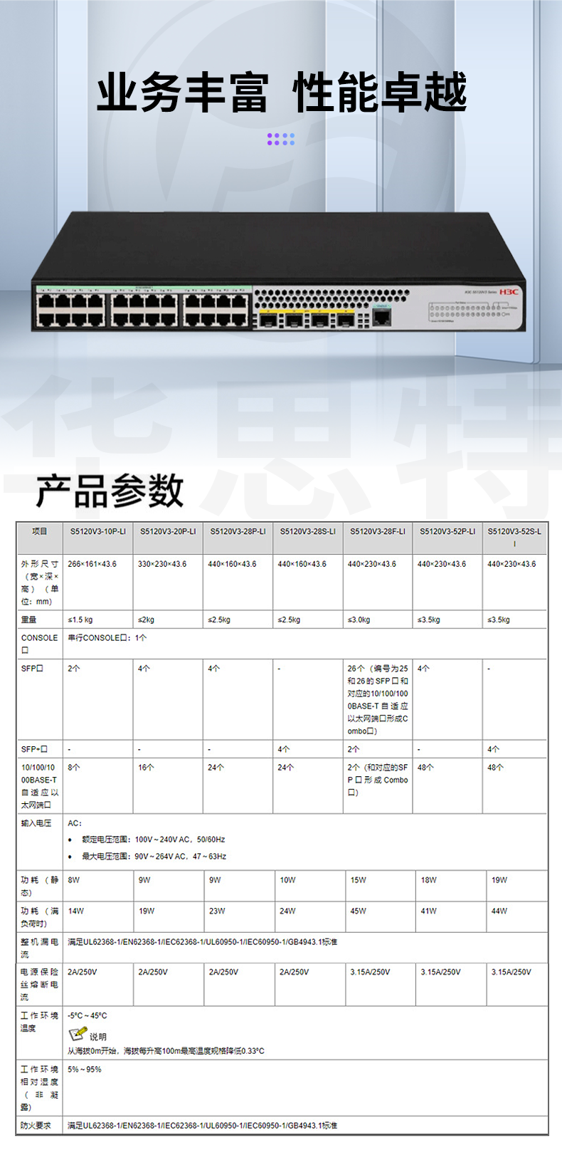 H3C交换机 LS-5120V3-28S-LI