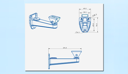 华为监控摄像头支架-ACC3217