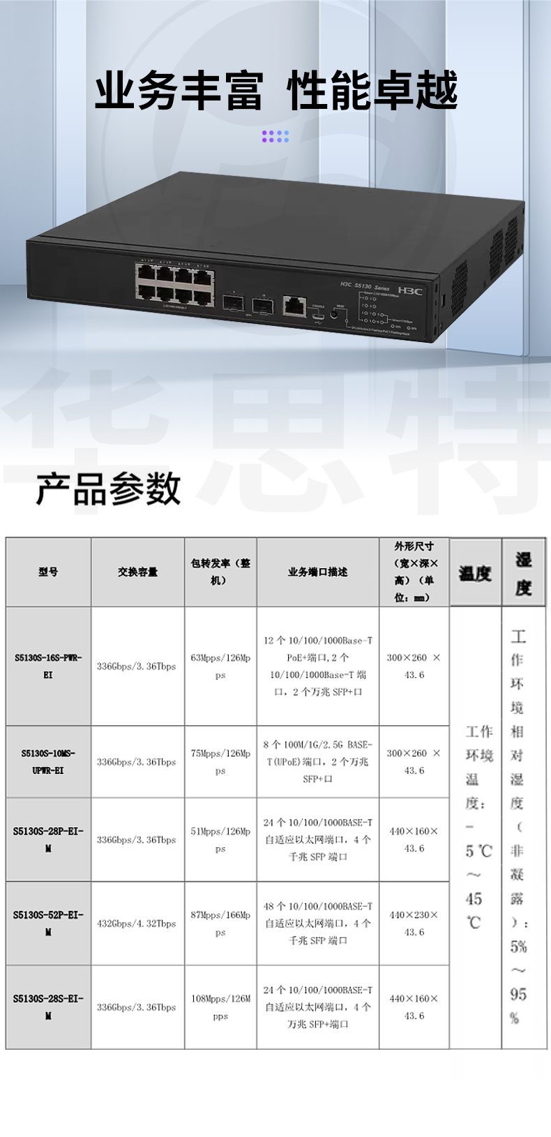 H3C交换机 LS-5130S-10MS-UPWR-EI