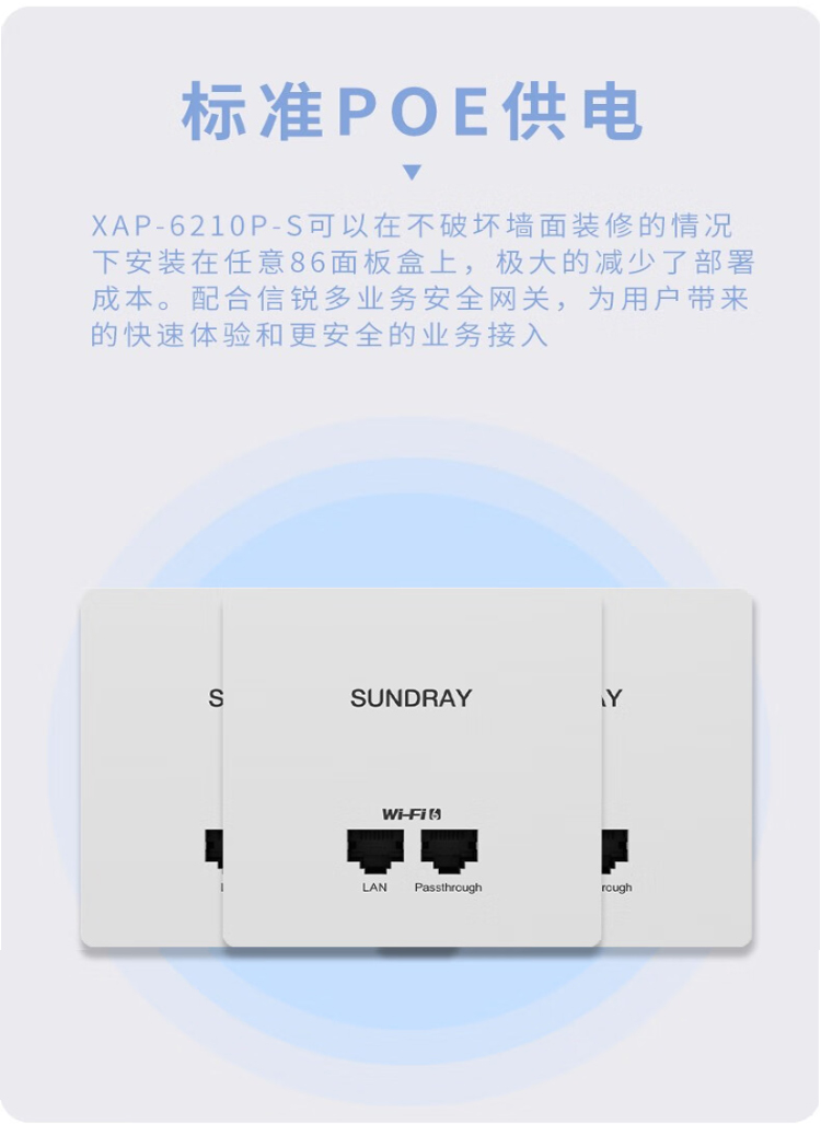 信锐 XAP-6210P-S 无线AP
