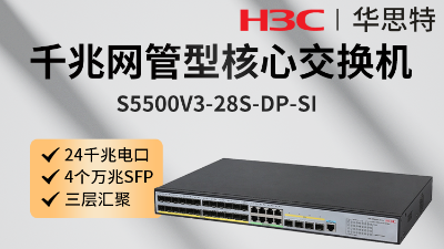 H3C交换机 S5500V3-28S-DP-SI