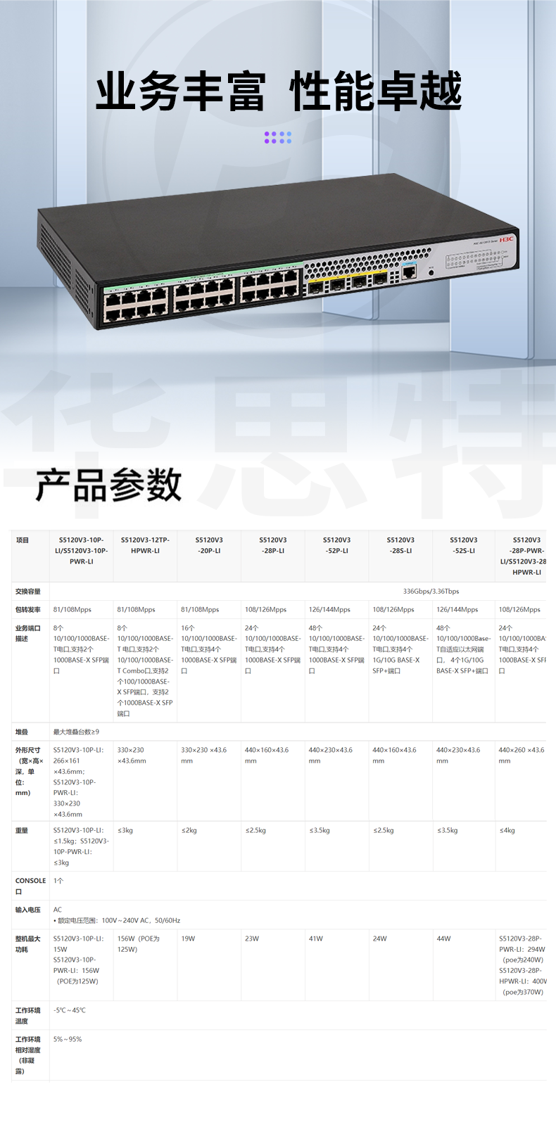 H3C交换机 LS-5120V3-28P-PWR-LI