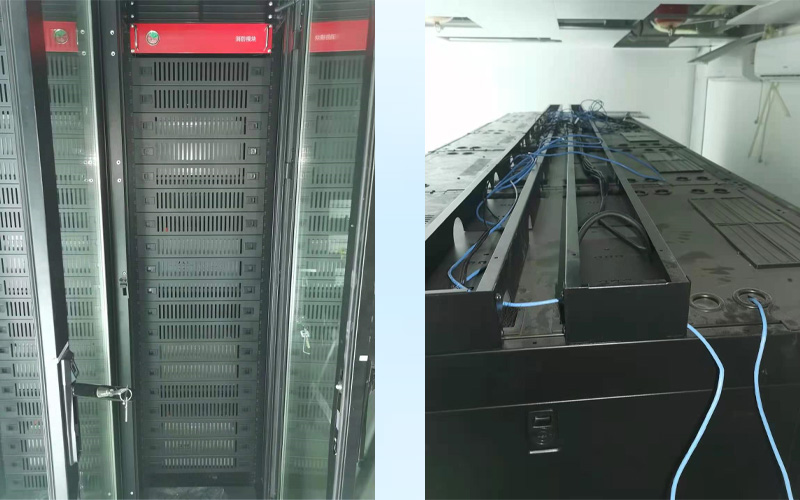 微模块机房建设-机房一角抓拍